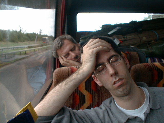 Bus-Transfer: Holgi und Stef@n